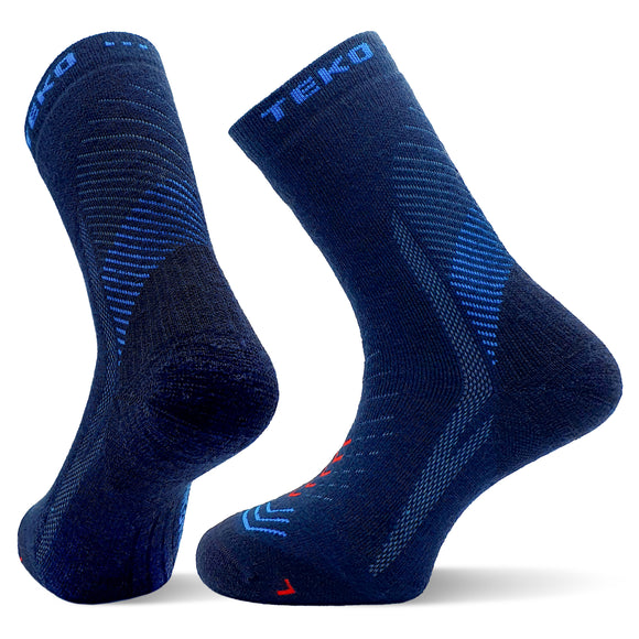 TEKO eco HIKE 2.0 DISCOVERY MERINO WOOL HIKING SOCKS - Light Half Cushion - Unisex