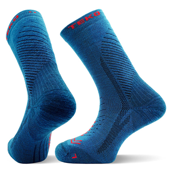 TEKO eco HIKE 2.0 DISCOVERY MERINO WOOL HIKING SOCKS - Light Half Cushion - Unisex