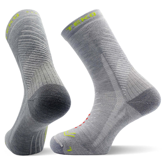 TEKO eco HIKE 2.0 DISCOVERY MERINO WOOL HIKING SOCKS - Light Half Cushion