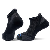 Teko ecoRUN Low Cut Light Half Cushion 2.0 Running Socks - Unisex - Black/Dusk